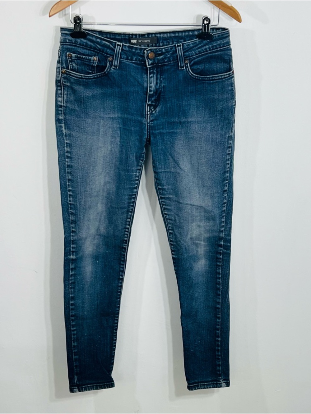 Levi's 535 Legging Jeggings Stretch Denim Classic 5 Pocket Skinny Slim Fit Sz 13